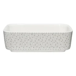 Plat à four Mainio Sarastus 2,5 l, Noir-blanc