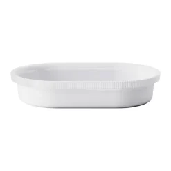 Plat à four ovale Bernadotte 20,1x31,6 cm, Blanc