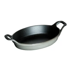 Plat à four ovale en fonte Staub 15 cm, Gris graphite