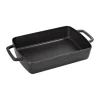 Plat à four Specialities Staub 30x20 cm, Noir