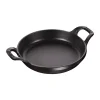 Plat à gratin rond Staub fonte Ø20 cm, Noir