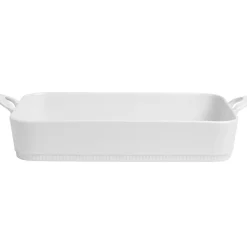 Plat à lasagnes avec poignées Toulouse, Blanc