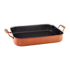 Plat à rôtir Hâws Santo à revêtement hybride rose gold, 31x25 cm