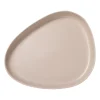 Plat à service Curve Stoneware 30x35 cm, Sand