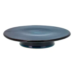 Plat à tarte sur pied Bitz Ø30 cm, Bleu foncé