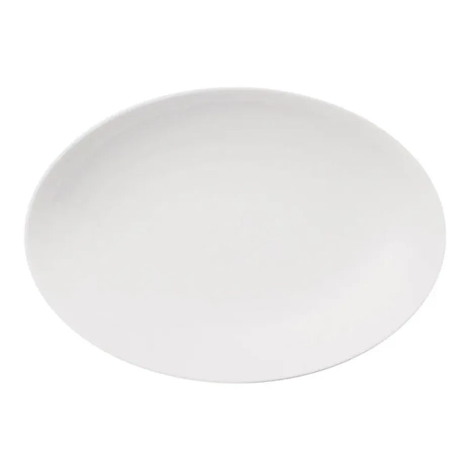 Plat creux oval Loft blanc, 18,9x26,8 cm