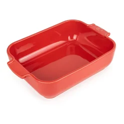 Plat de céramique Appolia 16x25 cm, Rouge
