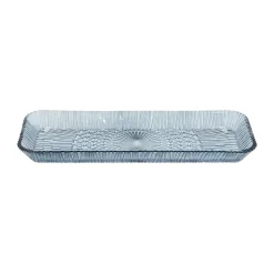 Plat de service Kusintha rectangulaire 14x38 cm, Blue