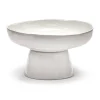 Plat de service La Mère sur pied Ø31 cm, Off white