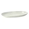 Plat de service oval Nordic Sand, 30x17 cm