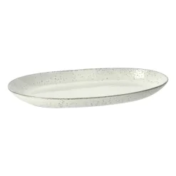Plat de service oval Nordic Sand, 30x17 cm