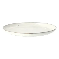 Plat de service oval Nordic Sand, 26,5x35,5 cm