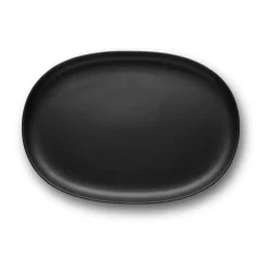 Plat de service ovale Nordic Kitchen 36 cm, Noir