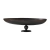 Plat de service Pavot sur pied, Marron