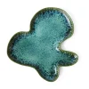Plat de service Shell, Teal
