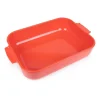 Plat en céramique Appolia 29,5x36 cm, Rouge
