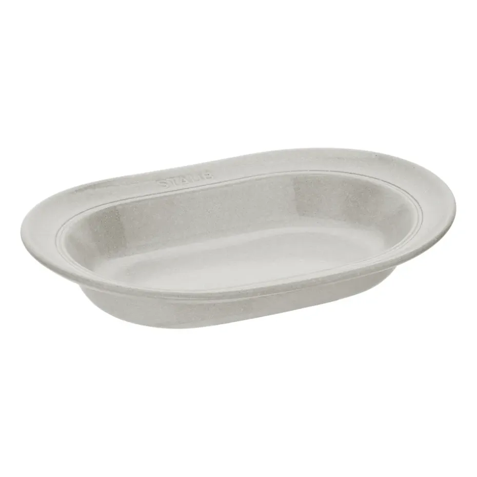 Plat oval Staub New White Truffle, 25 cm