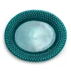 Plat ovale Bubbles 35 cm, Océan