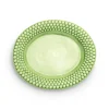 Plat ovale Bubbles 35 cm, Vert