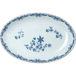 Plat ovale Ostindia, 33x22 cm