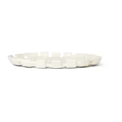 Plat Plait Ø30 cm, Off white