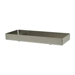Plateau Bakku small 10x23,5 cm, Acier