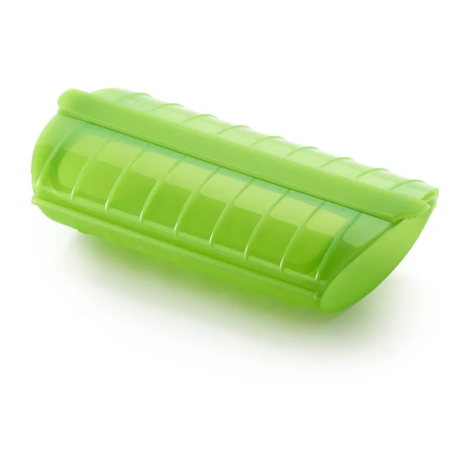 Plateau cuiseur vapeur micro-ondes Lékué 1-2 portions, Vert
