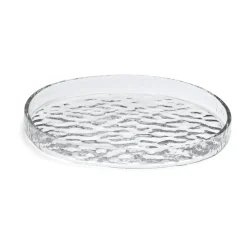 Plateau décoratif Gry Ø28 cm, Clair