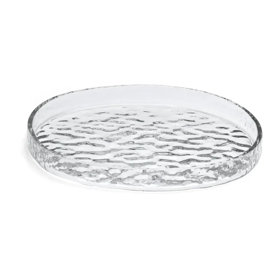 Plateau décoratif Gry Ø28 cm, Clair
