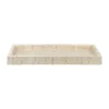 Plateau décoratif Travertine 16x31 cm, Linen