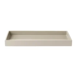 Plateau de décoration laqué Lux 38x19x3,5 cm, Latte