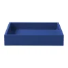 Plateau de décoration laqué Lux 19x19x3,5 cm, Ultramarin