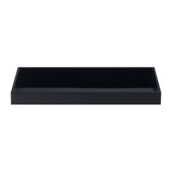 Plateau de décoration laqué Lux 38x19x3,5 cm, Black