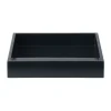 Plateau de décoration laqué Lux 19x19x3,5 cm, Black