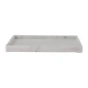 Plateau de décoration Majsa 35x35 cm, White marble
