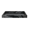 Plateau de décoration Marble large 30x40 cm, Black-grey