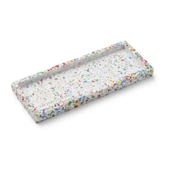Plateau Humdakin Terrazzo 10x25 cm, Rainbow