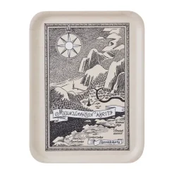 Plateau Moomin 32x42 cm, Finnish Moominvalley map