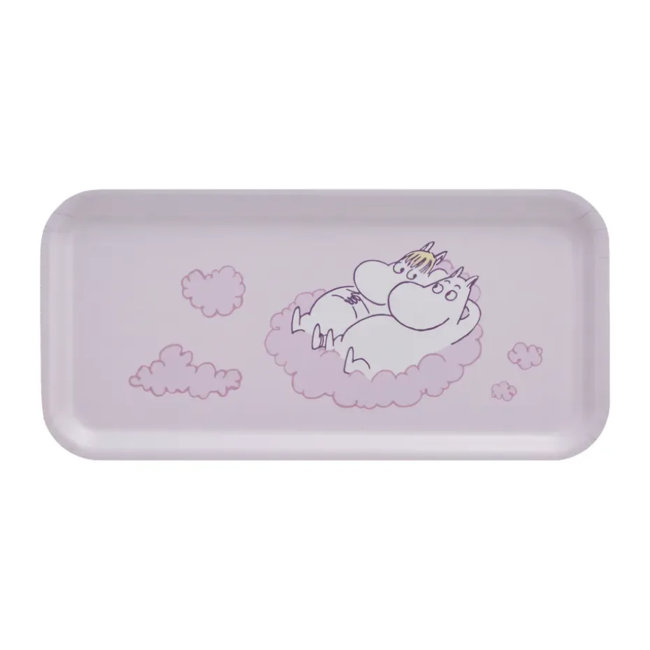 Plateau Moomin 13x27 cm, In the clouds