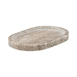 Plateau oval Meraki beige, 12,5 x 19,5 cm