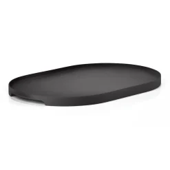 Plateau oval Singles 23x35 cm, Black