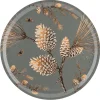 Plateau Pine Cone Ø 38cm, Moss grey