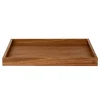Plateau rectangulaire Unity noix, grand