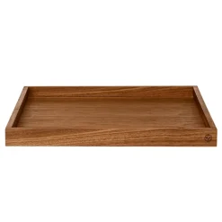 Plateau rectangulaire Unity noix, grand