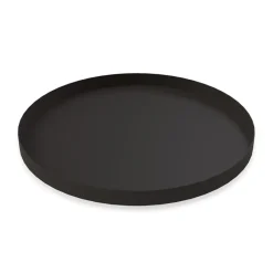 Plateau rond Cooee 40 cm, noir