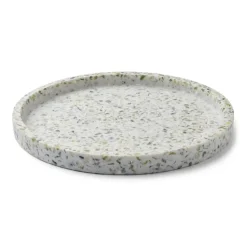 Plateau rond Humdakin Terrazzo Ø20 cm, Green-white