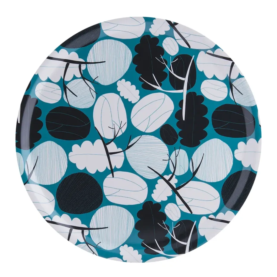Plateau rond Winter Tree, Ø 38 cm