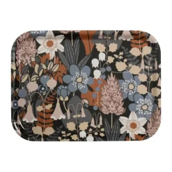 Plateau Skogen 20x27cm, Bleu-brun