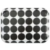 Plateau Tallyho 27x20 cm, Noir-blanc