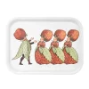 Plateau The Strawberry Family 20x27 cm, White